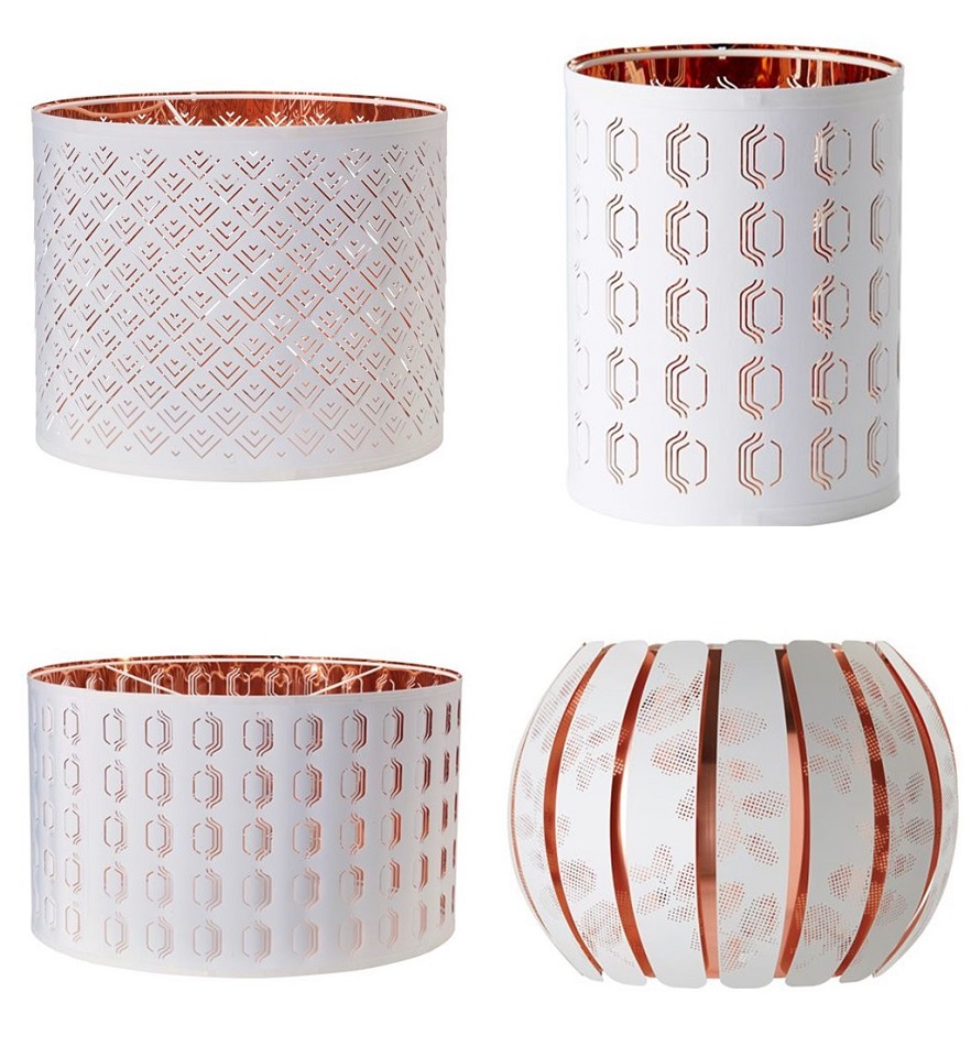 Copper Lamp Shade Ikea Nymo_White-Copper-tile
