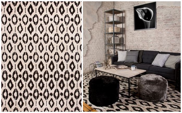 Snow Leopard Rug-horz